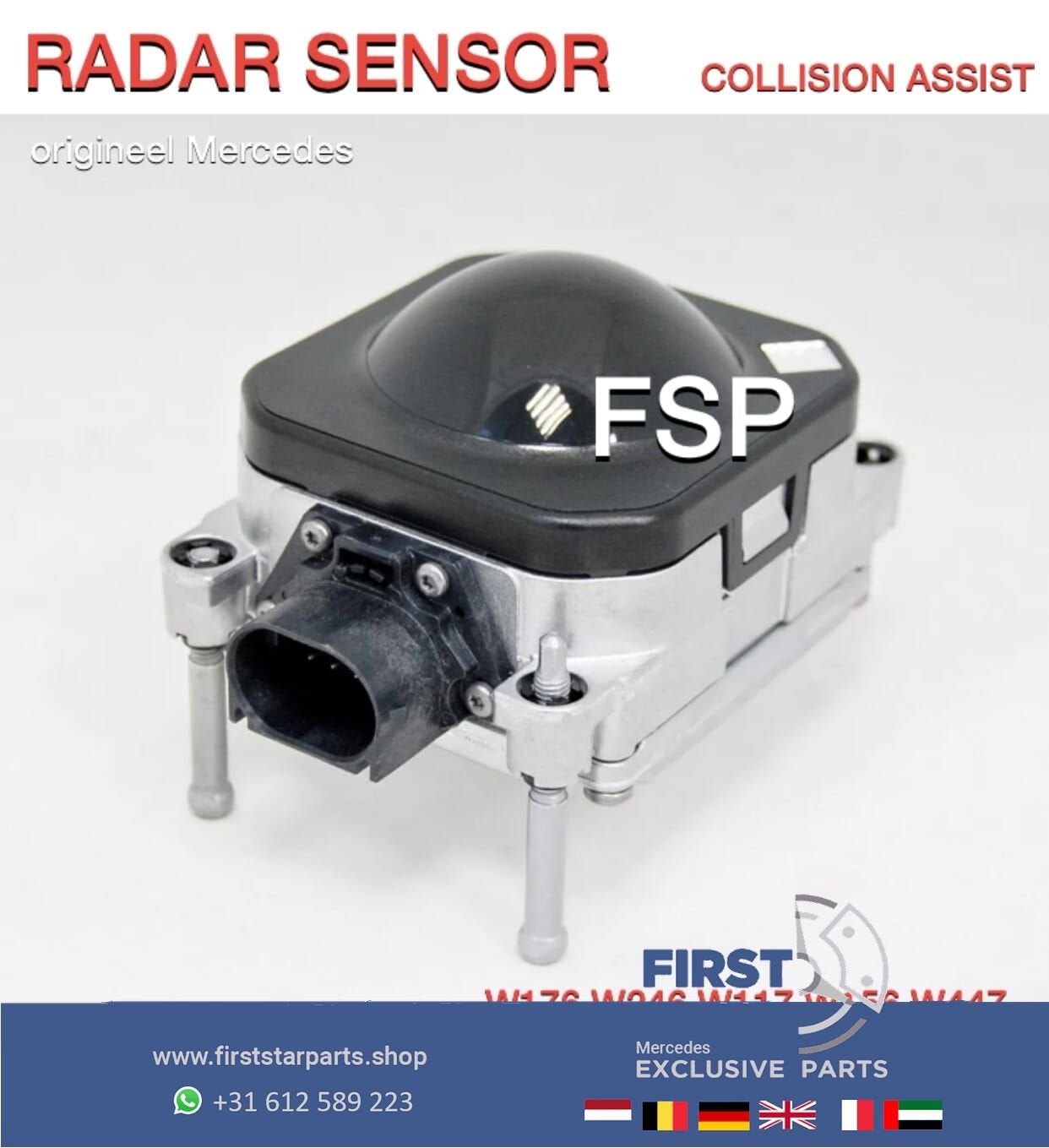 A2469013602 RADAR SENSOR Mercedes A B CLA V Klasse 2012-2018, Auto-onderdelen, Gebruikt, -, Ophalen of Verzenden, -