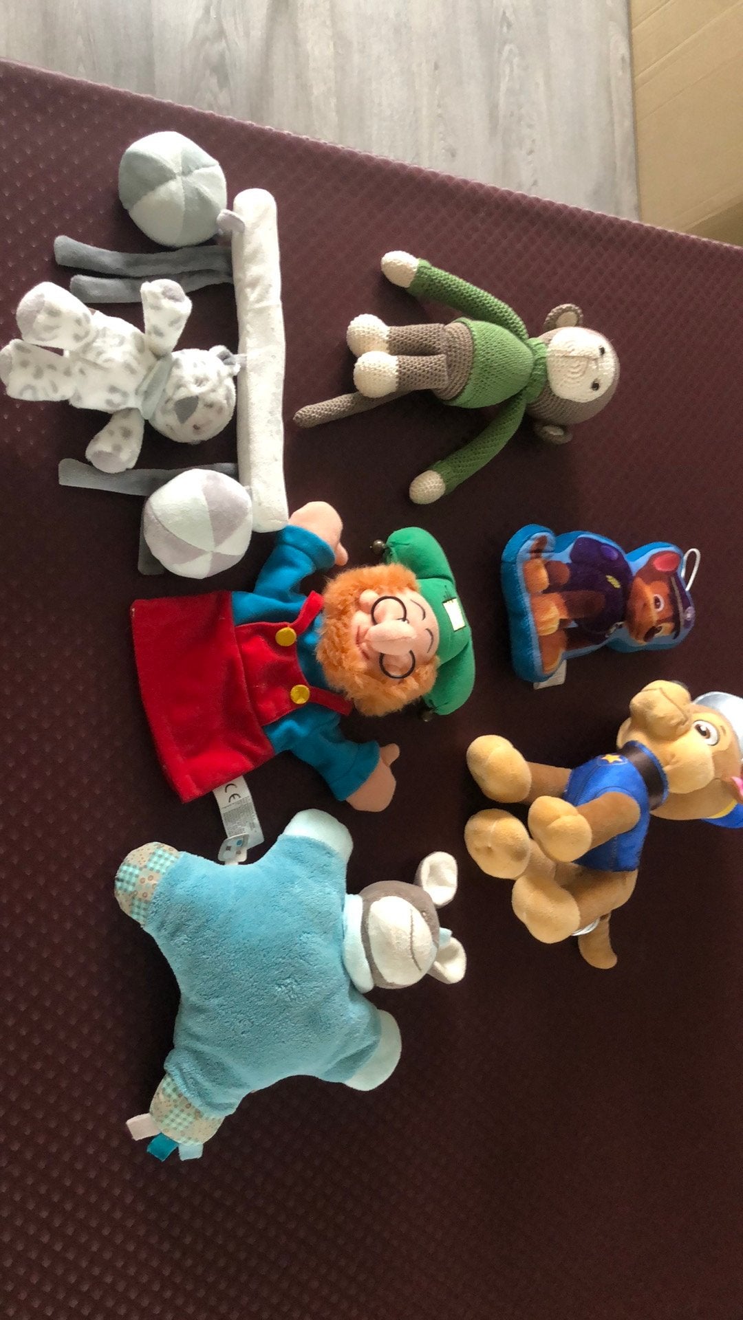 Kinder knuffels, Ophalen, Gebruikt