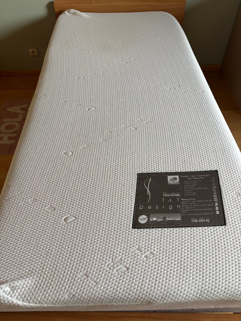 1 persoonsmatras, Ophalen, Gebruikt, 90 cm, Eenpersoons