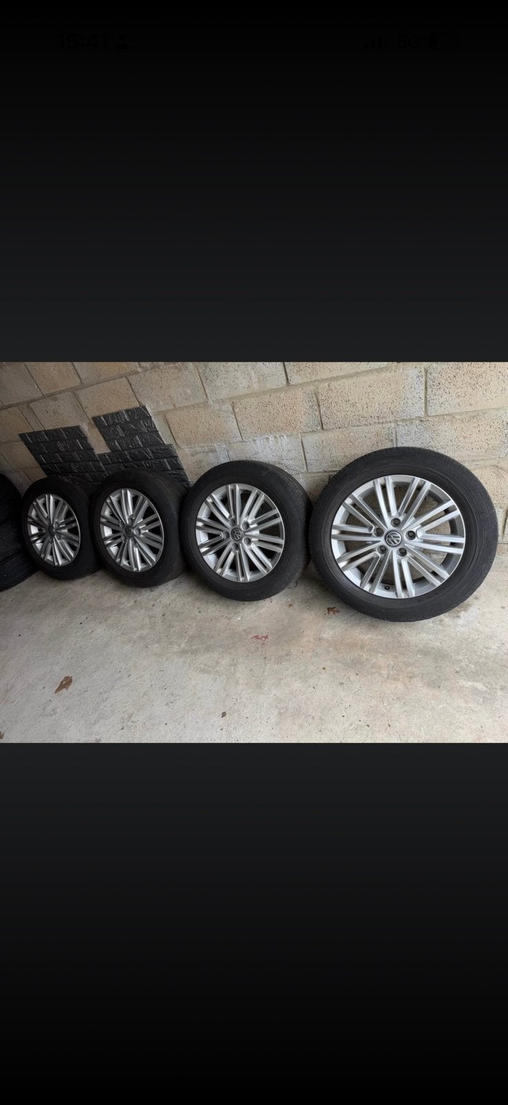 Orginele Volkswagen Teansporter velgen met banden 17 inch, Auto-onderdelen, Banden en Velgen, Ophalen of Verzenden, 17 inch, Band(en)