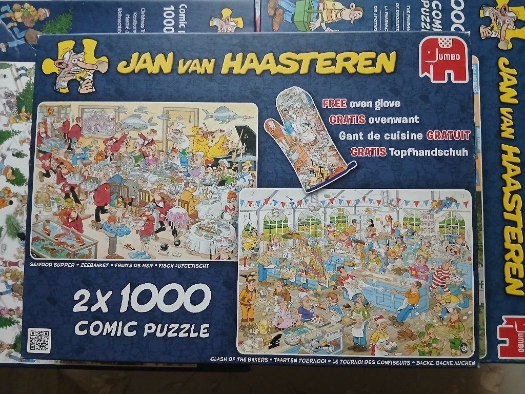 puzzelsVan Haasteren, Enlèvement, 500 à 1500 pièces, Comme neuf, Puzzle