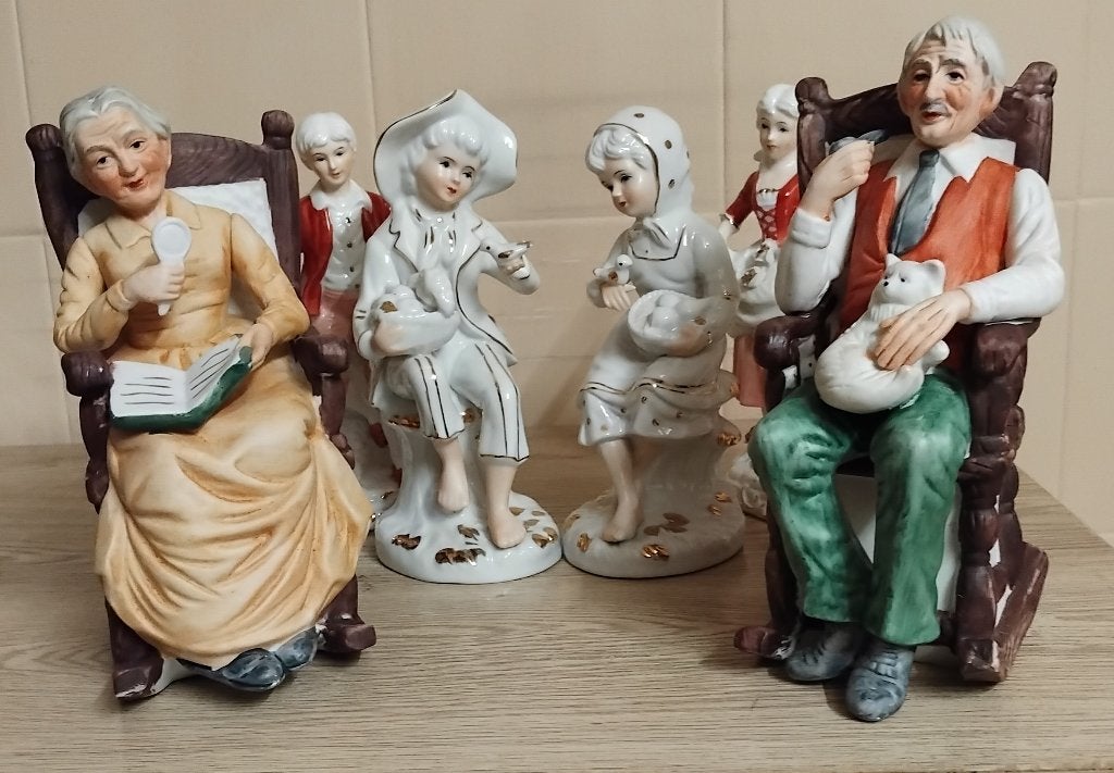 BEELDJES / 6 STUKS, Verzamelen, Ophalen, Zo goed als nieuw