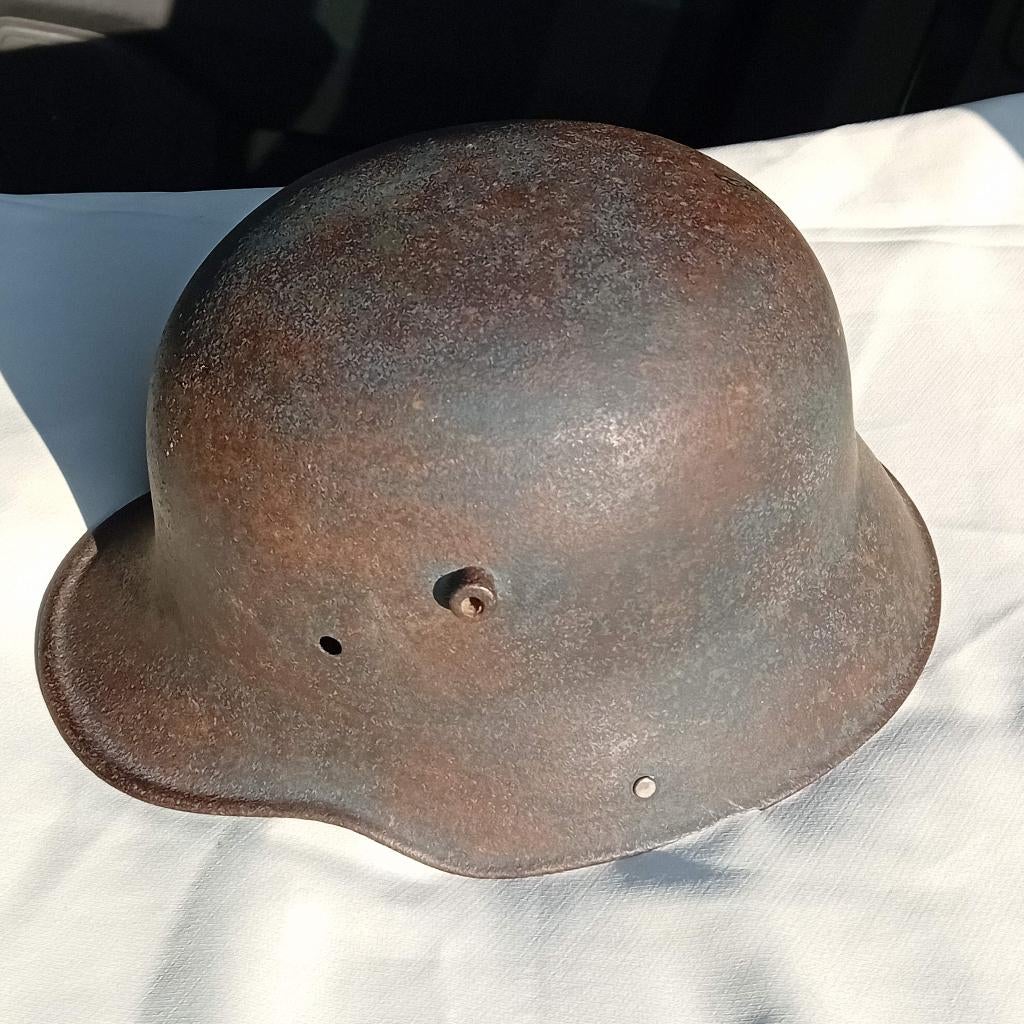 Casque allemand M16 Stahlhelm WO1, Enlèvement ou Envoi, Armée de terre, Casque ou Béret