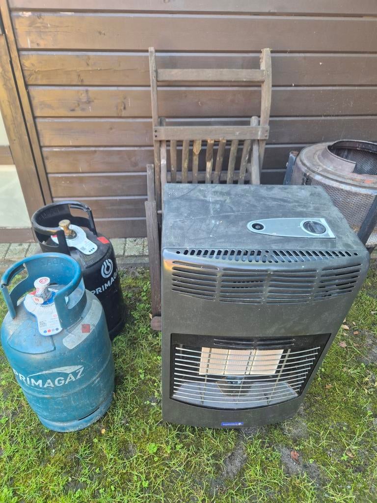 Gashaard met 2 propaan flessen, Ophalen