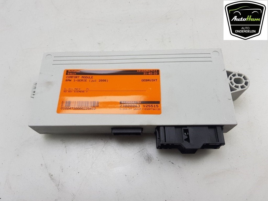 ORDINATEUR GESTION CONFORT BMW 1 serie (E87 / 87N), Autos : Pièces & Accessoires, Utilisé, BMW, Petuelring 130
80809  München, DE