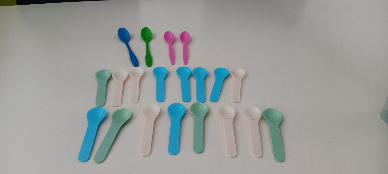 plastieken lepeltjes, Ophalen of Verzenden