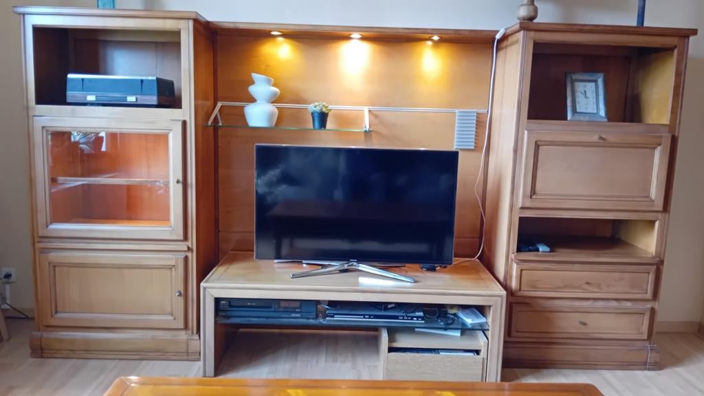Meuble TV merisier, Enlèvement