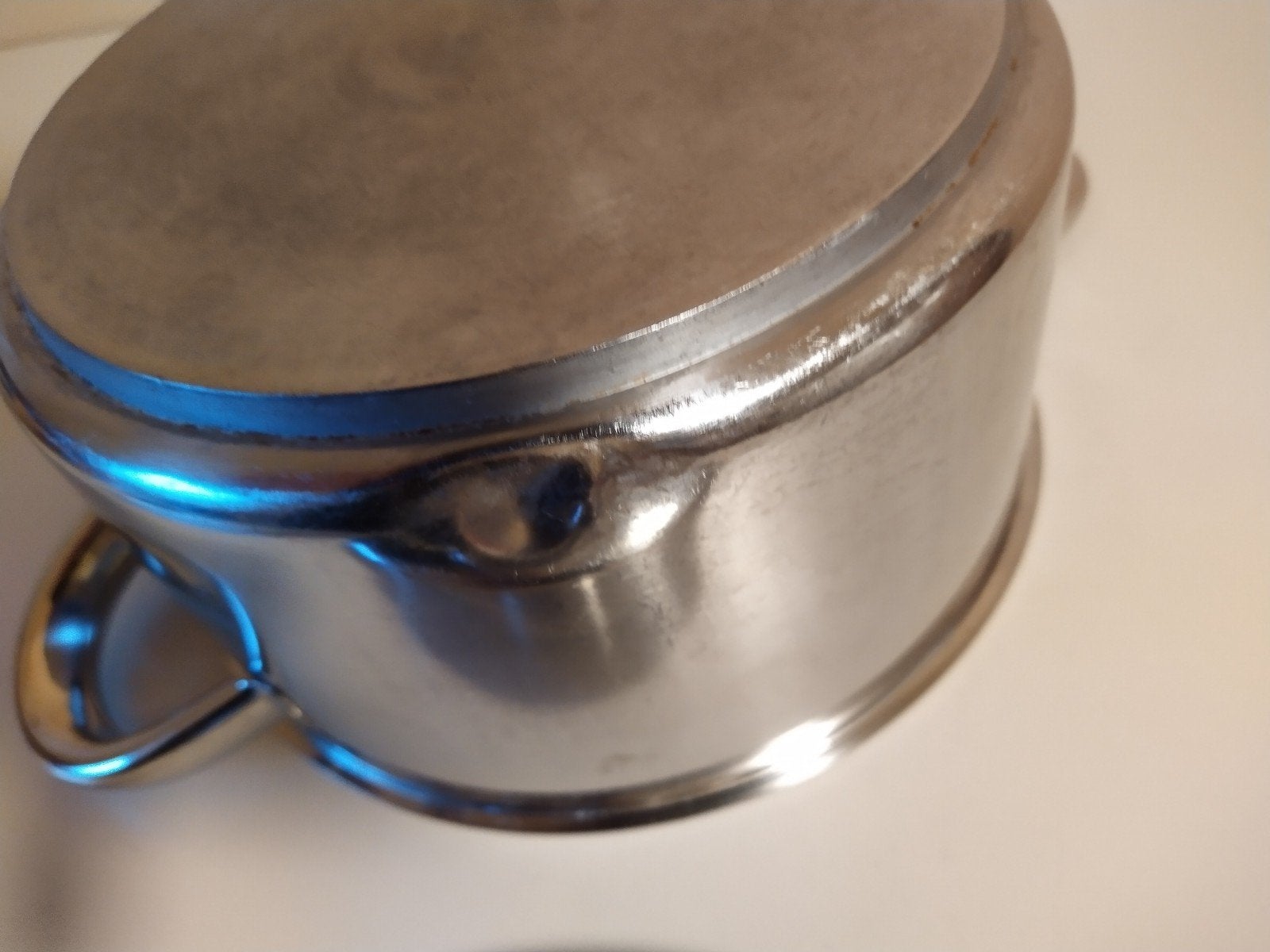 Marmite Demeyere de 19 cm de diamètre, Maison & Meubles, Inox, Demeyere, Enlèvement ou Envoi, Utilisé