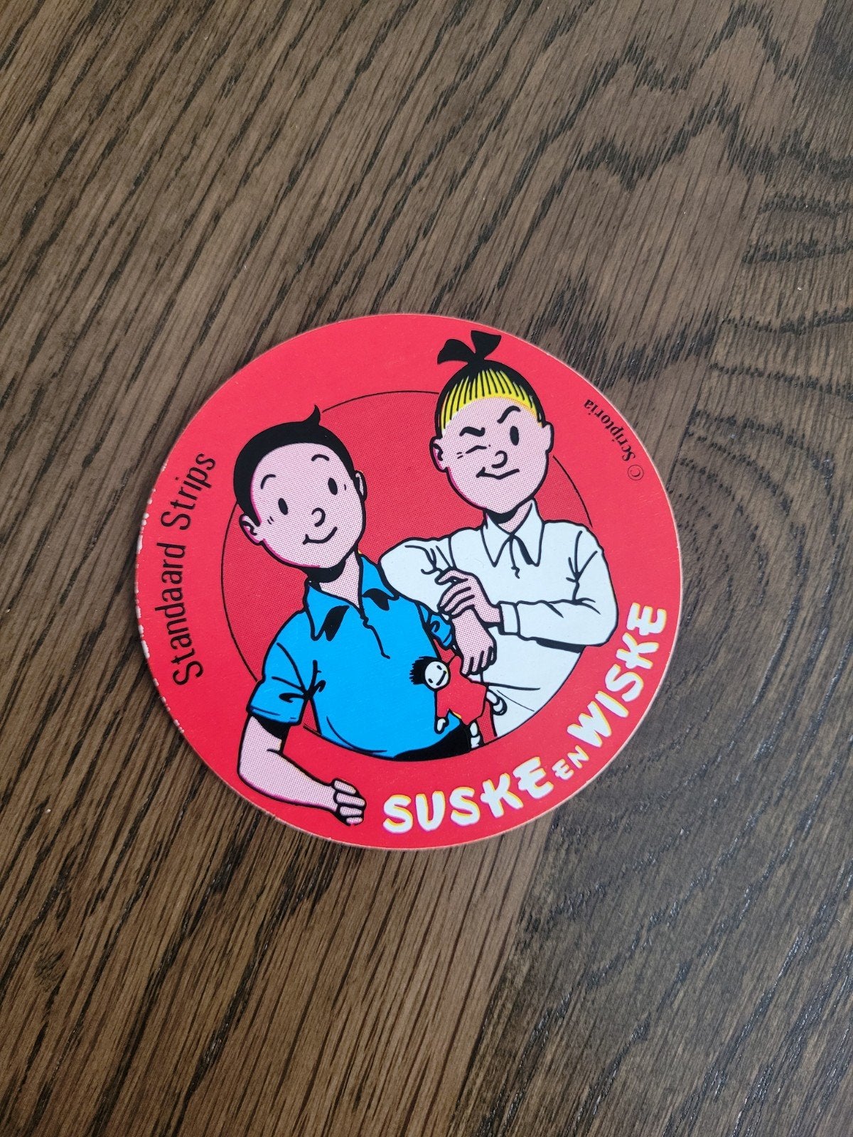 oude sticker suske en wiske, Ophalen of Verzenden