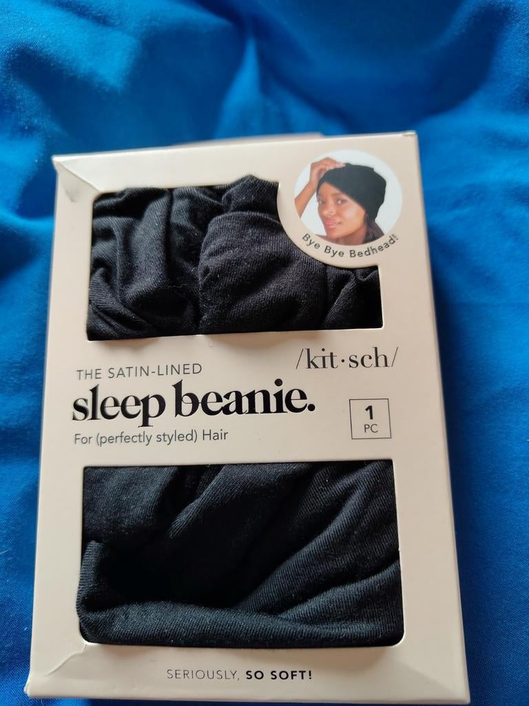 Slaap Beanie - satijnen slaap muts, Ophalen of Verzenden, Zo goed als nieuw