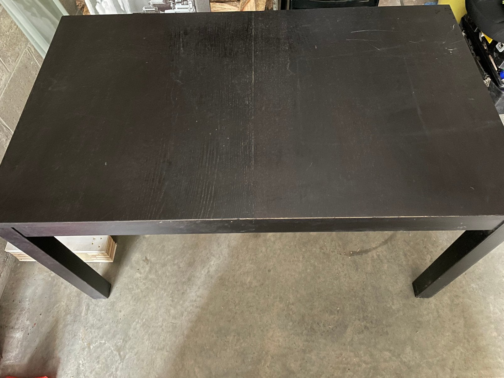 Table salle a manger avec allonges, Maison & Meubles, Enlèvement, Comme neuf
