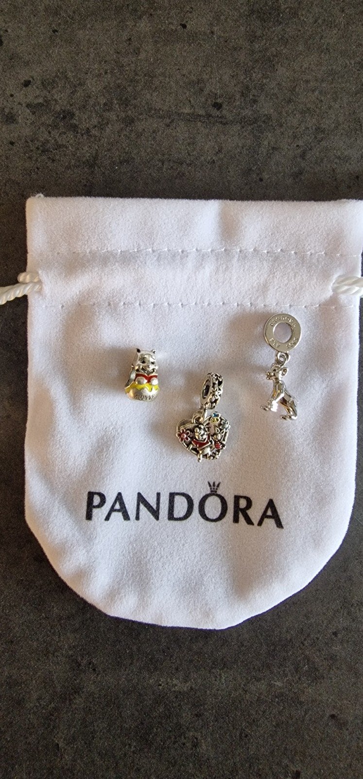 3 disney pandora bedels in zgst, Ophalen of Verzenden