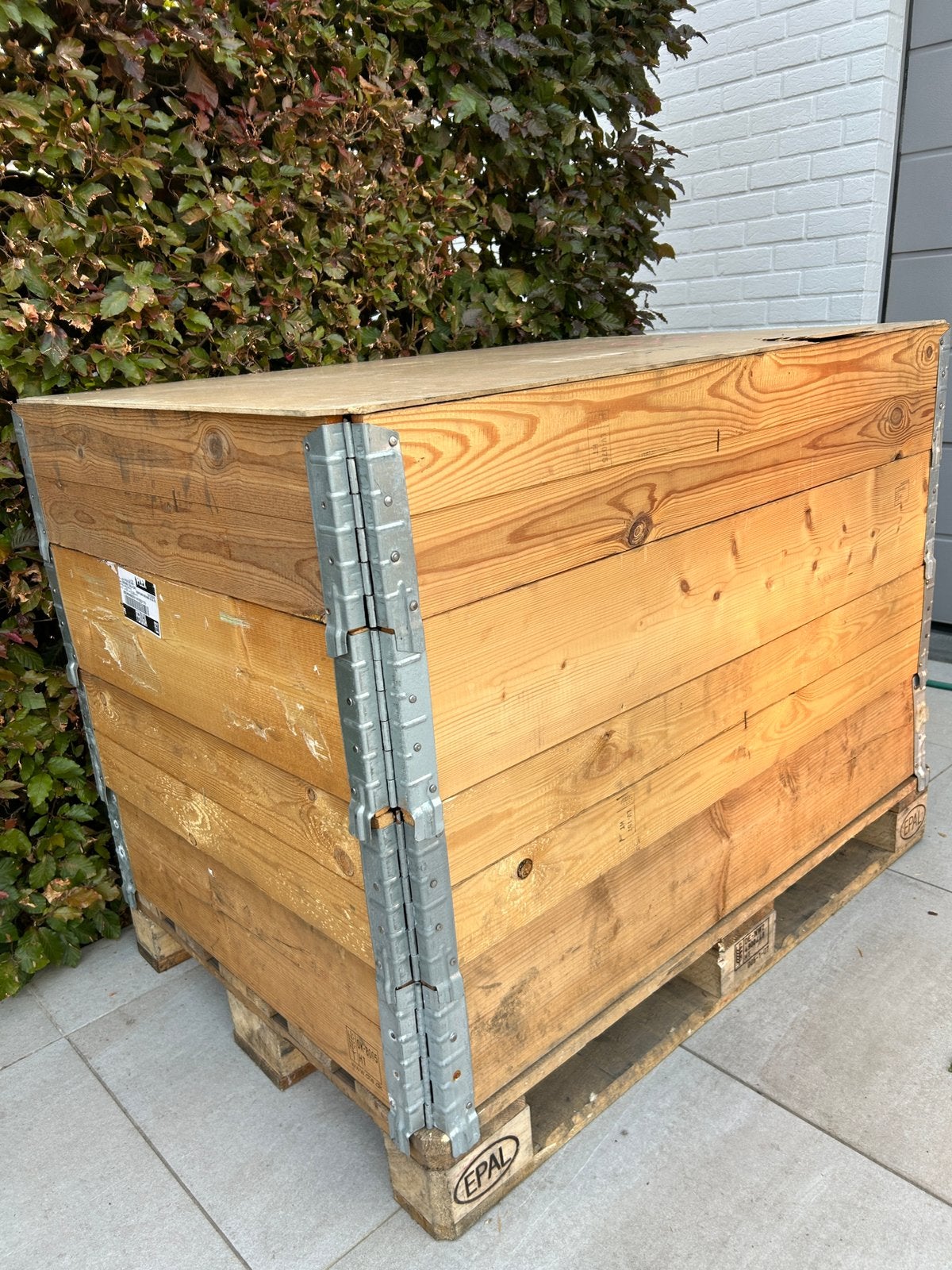 Palette européenne avec 4 supports 1200 x 800, Enlèvement, Comme neuf