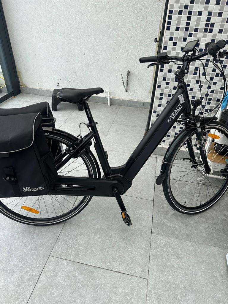 Elektrische damesfiets X-Tract, Fietsen en Brommers, Zo goed als nieuw, 47 tot 51 cm, 30 tot 50 km per accu, Ophalen