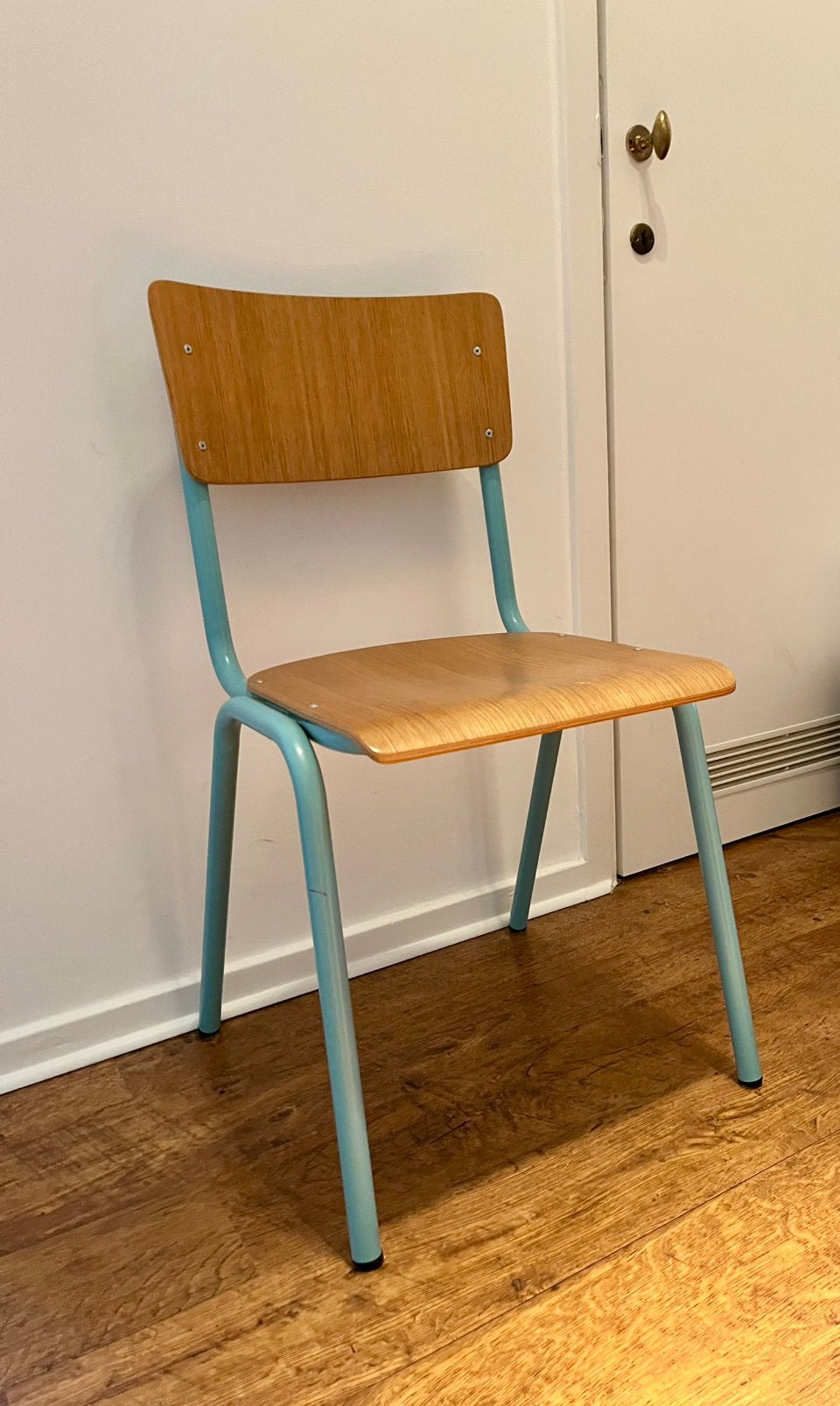 Chaise écolier, Brun, Enlèvement, Utilisé, Bois