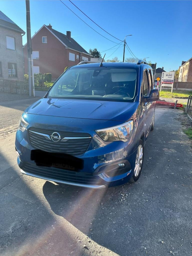 Opel combi life xl 7zitplaatsen, Autos, Opel, Particulier, Combo Tour, Attache-remorque, Essence, Automatique, Bleu, Enlèvement