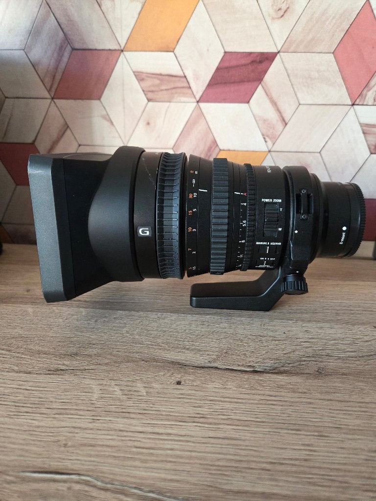 FE PZ 28-135 mm F4 G OSS E-mount, Ophalen, Gebruikt, Overige typen