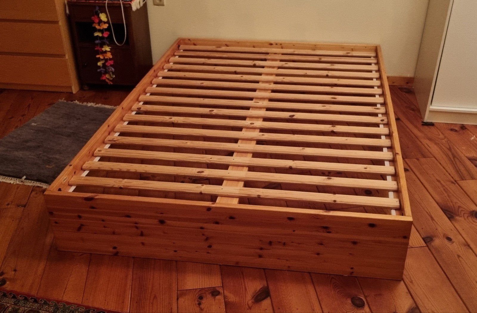 bedframe met lattenbodem, Huis en Inrichting, Ophalen, Gebruikt, Tweepersoons, 140 cm
