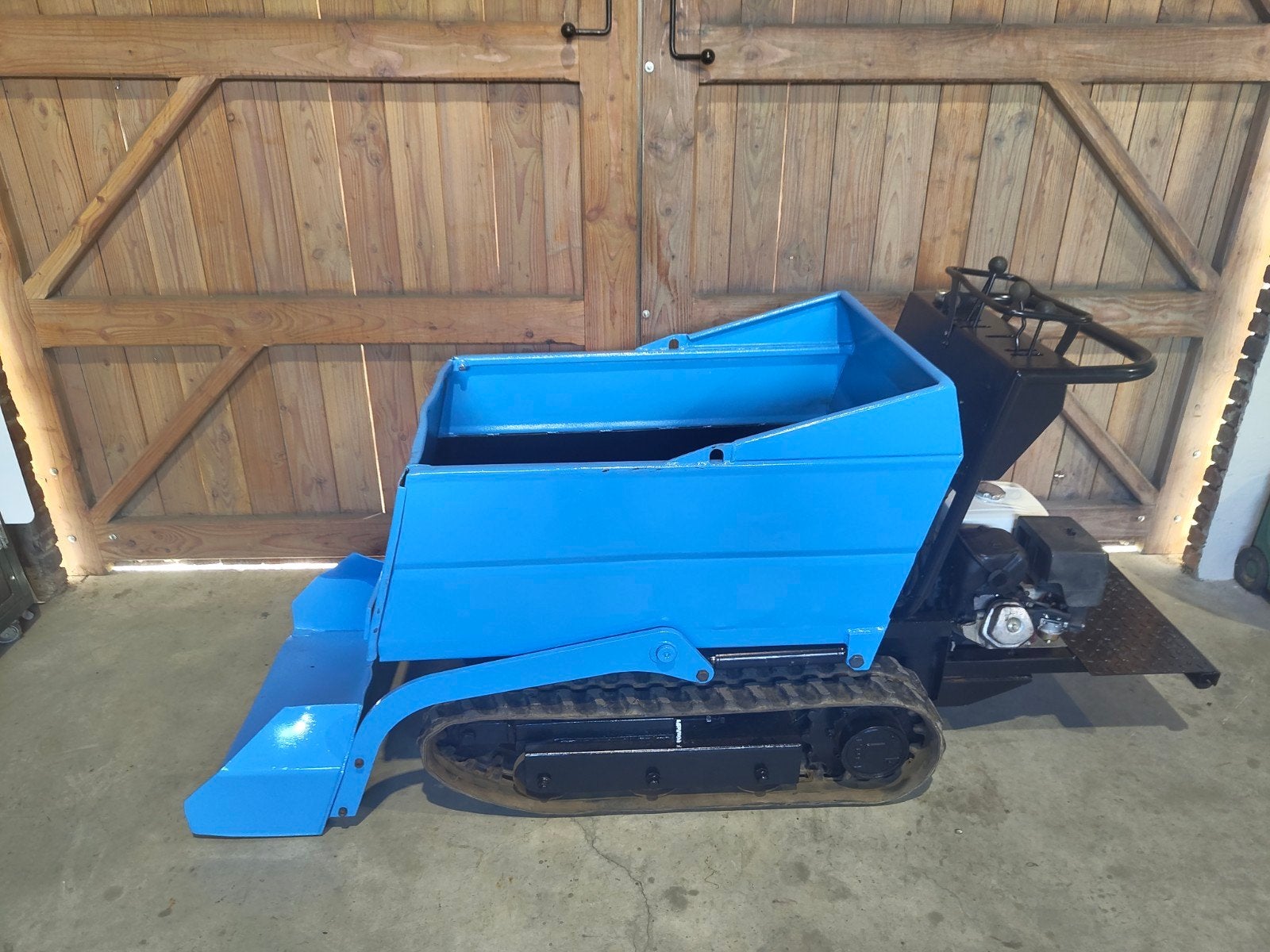 Rupsdumper messersi met laadschop 350L Kruiwagen dumper, Ophalen of Verzenden