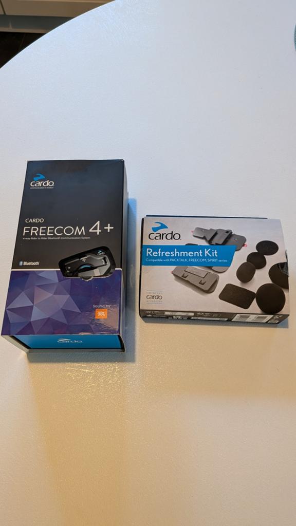 Cardo Freecom 4+ & Refreshment kit, Enlèvement, Utilisé
