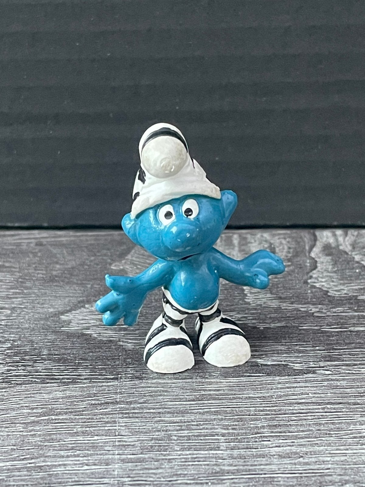 Gestreepte smurf, Ophalen of Verzenden, Zo goed als nieuw