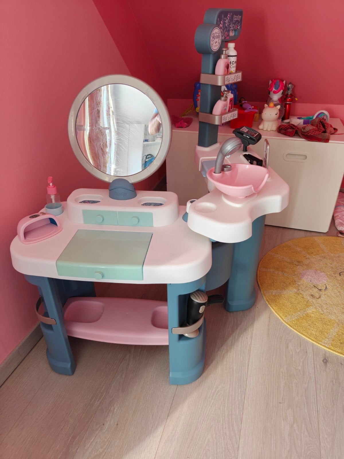 Smoby schminktafel/make up tafel/kaptafel, Ophalen