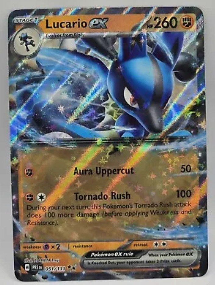Prismatic Evolutions Lucario EX
051/131
Pokemon, Ophalen of Verzenden