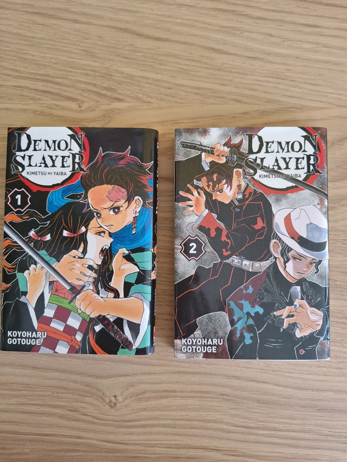 Boeken Manga Demon slayer vol 1+2 ( fr), Livres, Enlèvement