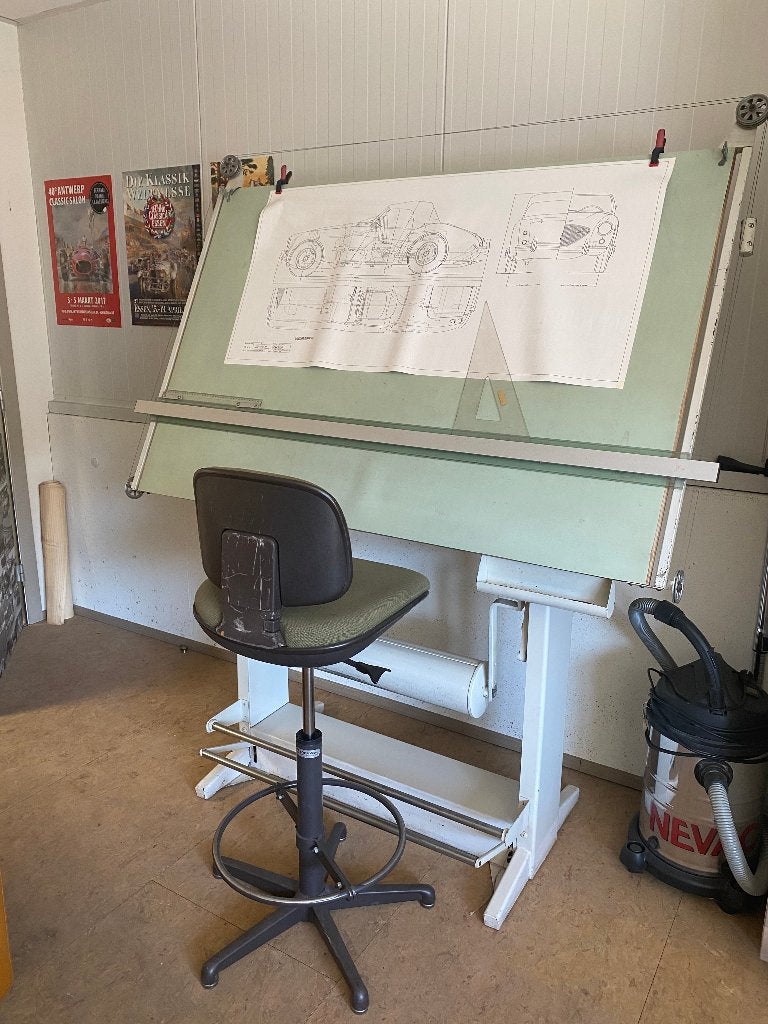 Retro Technische tekentafel, Diversen, Ophalen, Gebruikt