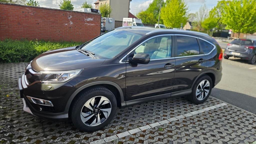 Honda CR-V 1.6 i-DTEC 160pk AWD 2016 153000km, Auto's, Leder, Elektrisch, Particulier, Navigatiesysteem