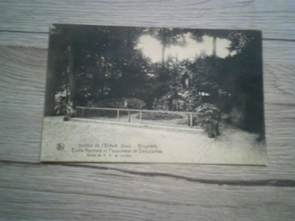 BRUGELETTE: Institut de l'Enfant Jésus - Grotte de N.D., Enlèvement ou Envoi, Avant 1920, Affranchie, Hainaut