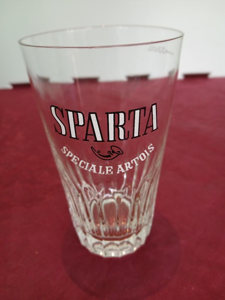 Oud glas SPARTA SPECIALE ARTOIS 33cl, Verzamelen, Biermerken, Ophalen of Verzenden, Zo goed als nieuw, Glas of Glazen, Stella Artois