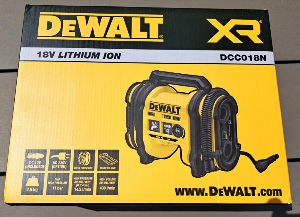 Dewalt compressor 18V, Doe-het-zelf en Bouw, Gereedschap | Overige machines, Nieuw, Ophalen of Verzenden