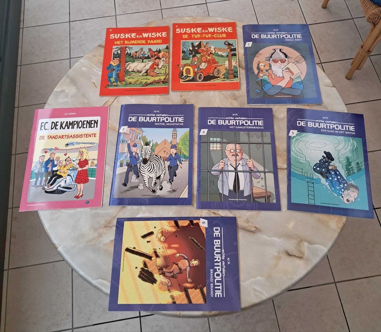 boeken te koop, Ophalen