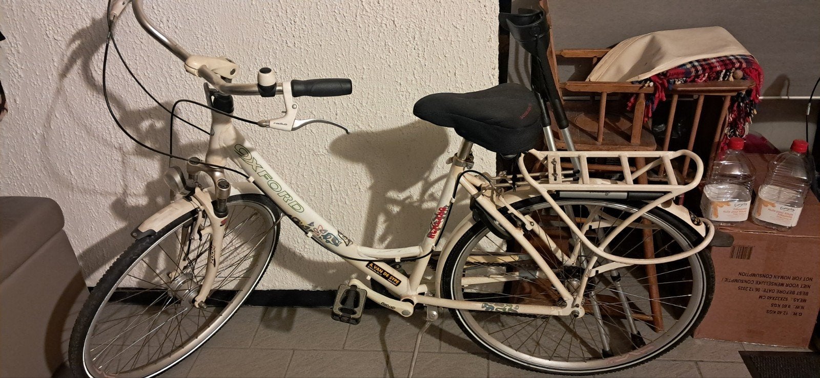 Damesfiets Oxford wit, Enlèvement, Comme neuf