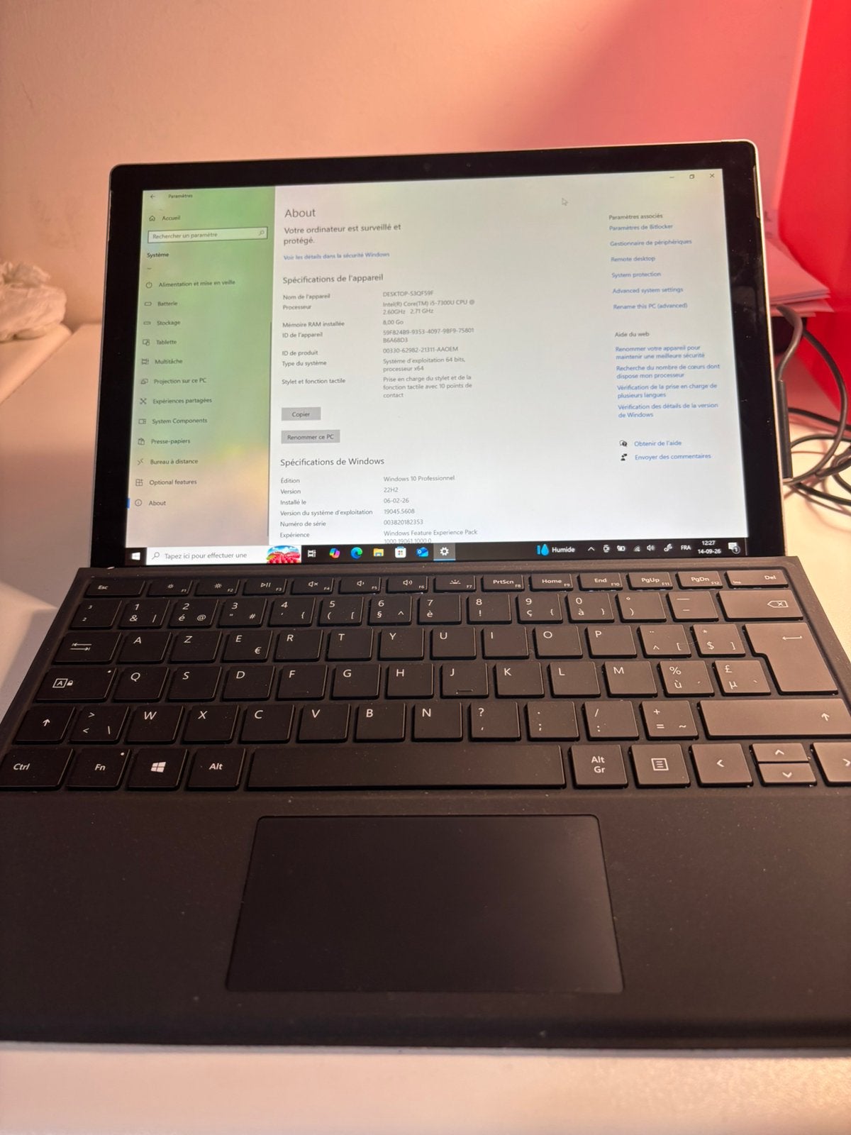 Microsoft Surface Pro 5 (Model 1796) - Uitstekende staat, Ophalen of Verzenden, Zo goed als nieuw