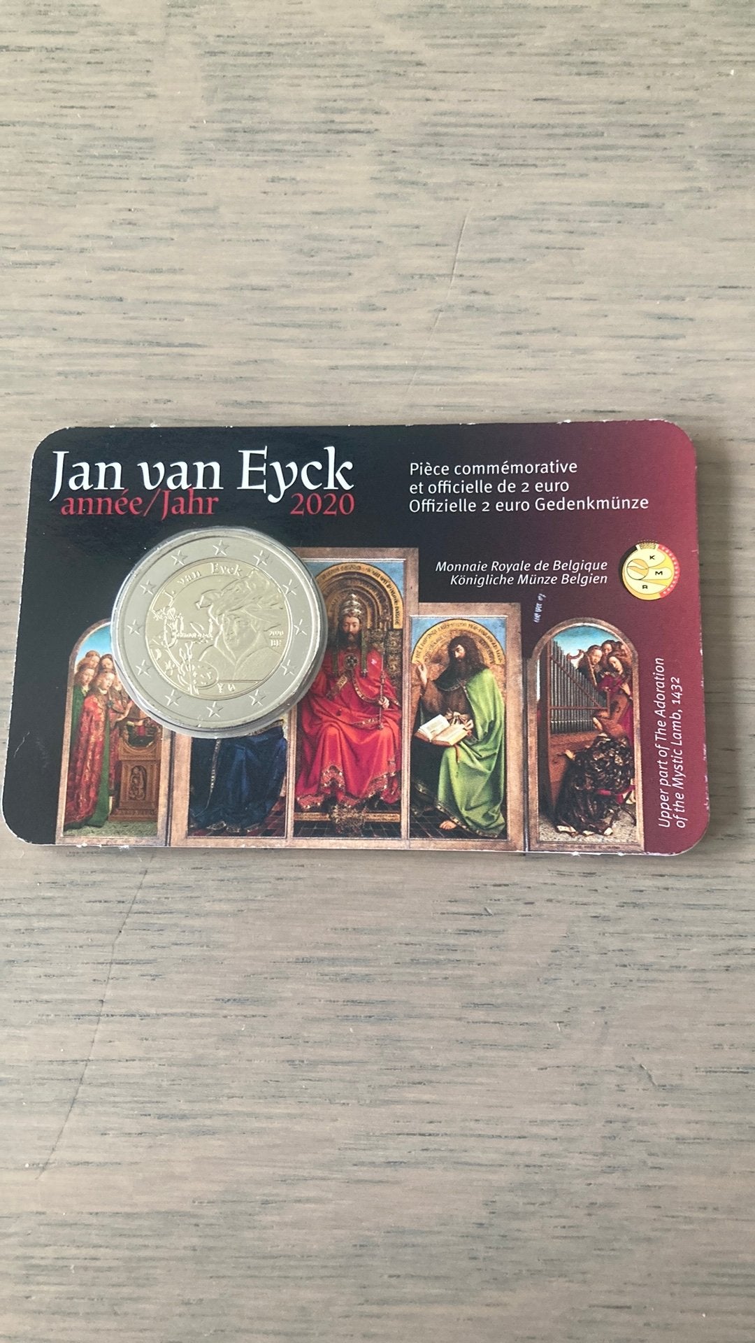 2euro herdenkingsmunt Jan Van Eyck, Enlèvement