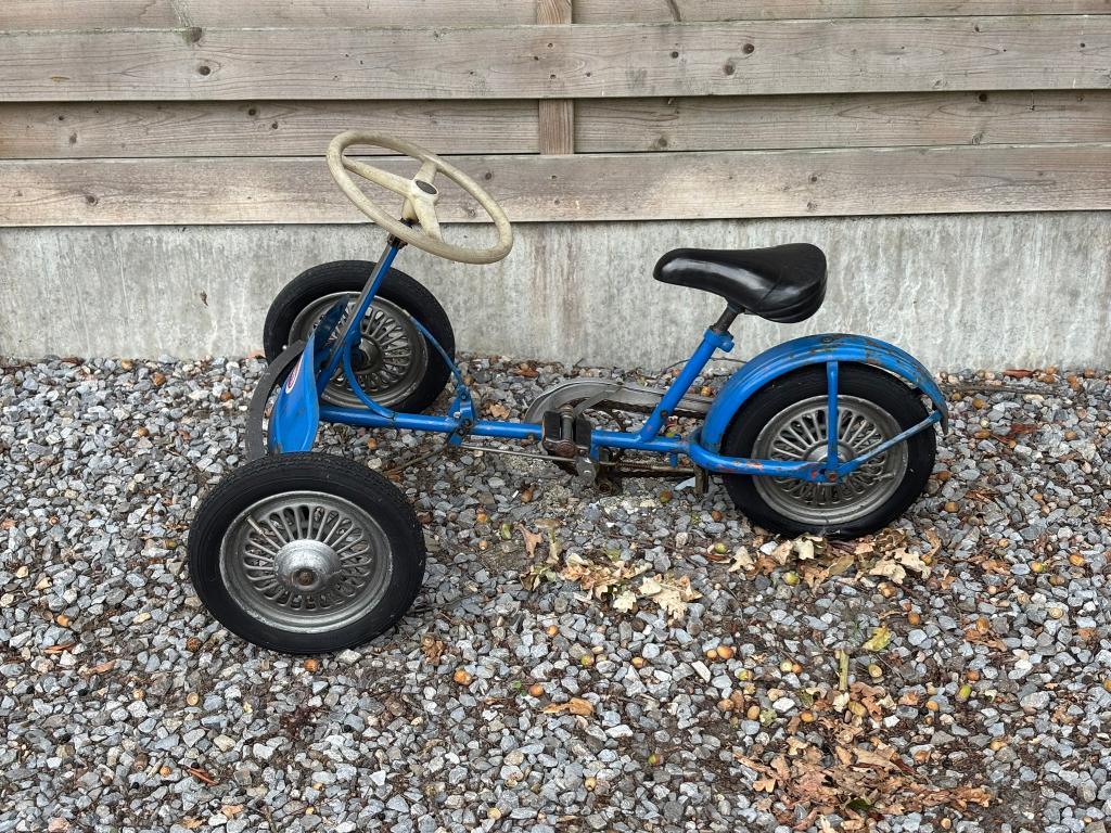 retro Bugatti driewieler, Fietsen en Brommers, Ophalen, Gebruikt, Terugtraprem, Custom build