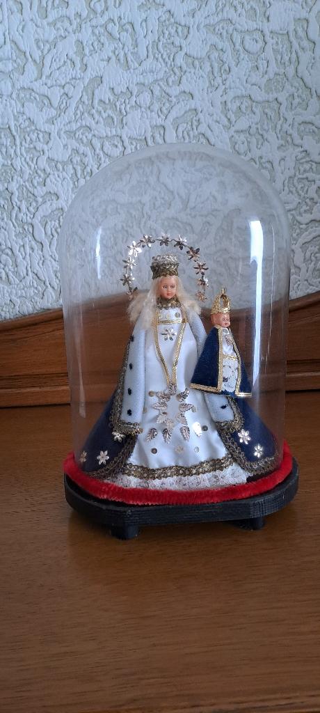 Vintage religieuze stolp - Maria met Kind (jaren '60/'70), Ophalen
