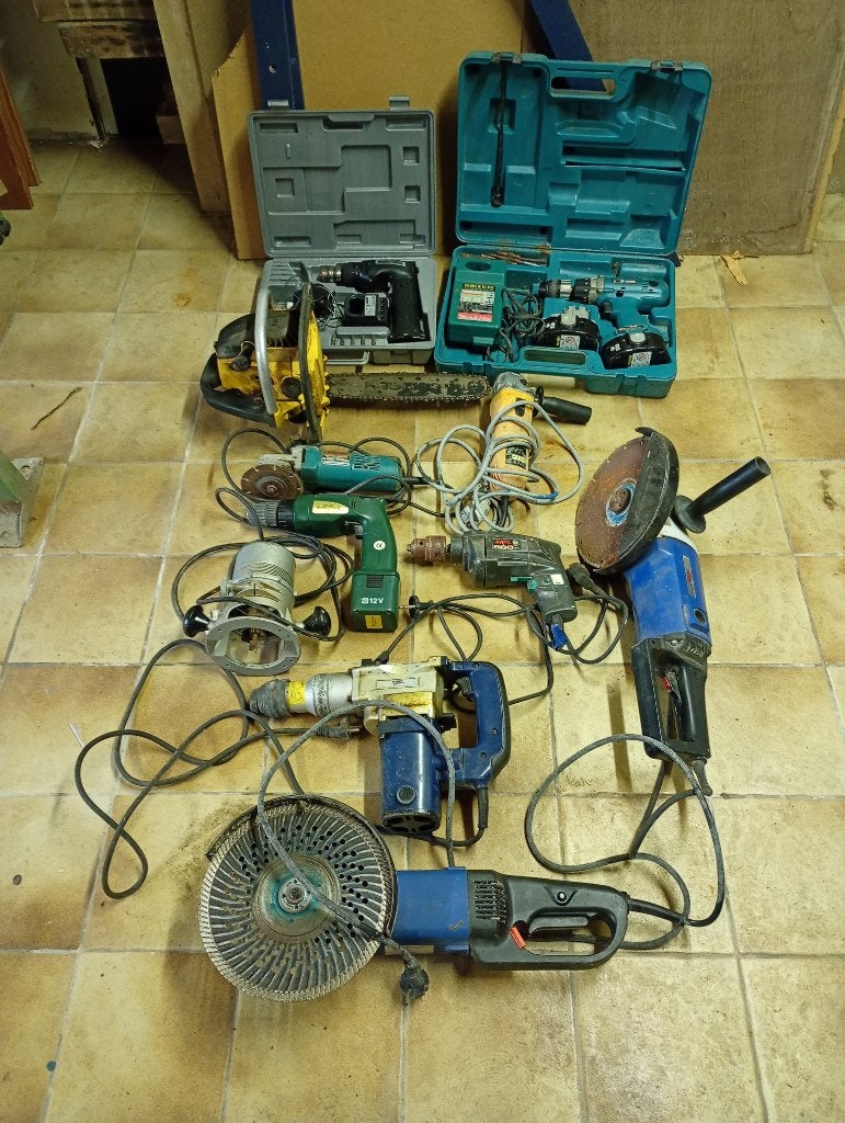 Lot van 11 machines doe het zelf te repareren, Ophalen, Gebruikt, Overige typen, Makita