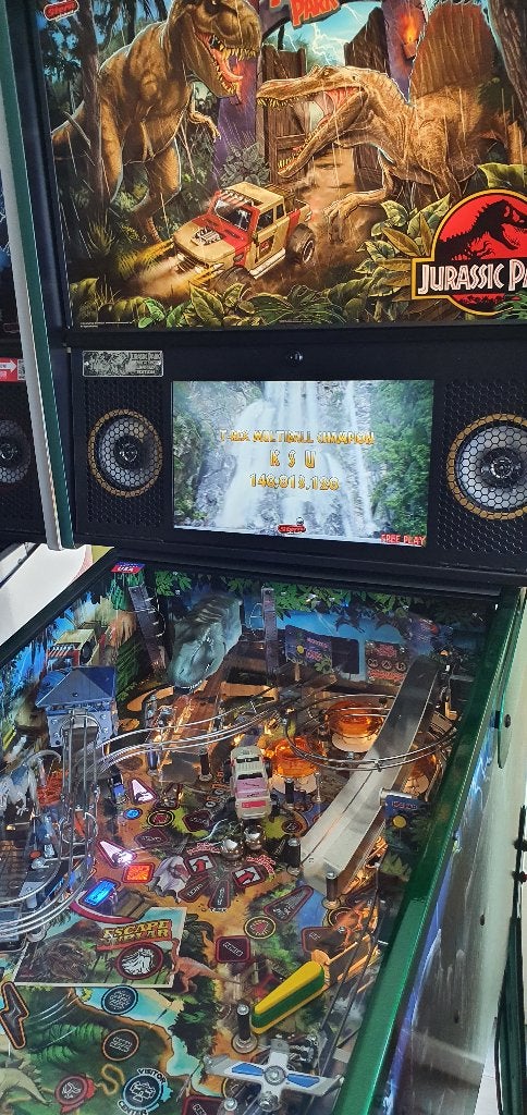 Jurassic Park LE flipperkast Stern, Stern, Ophalen of Verzenden, Zo goed als nieuw, Dot-matrix