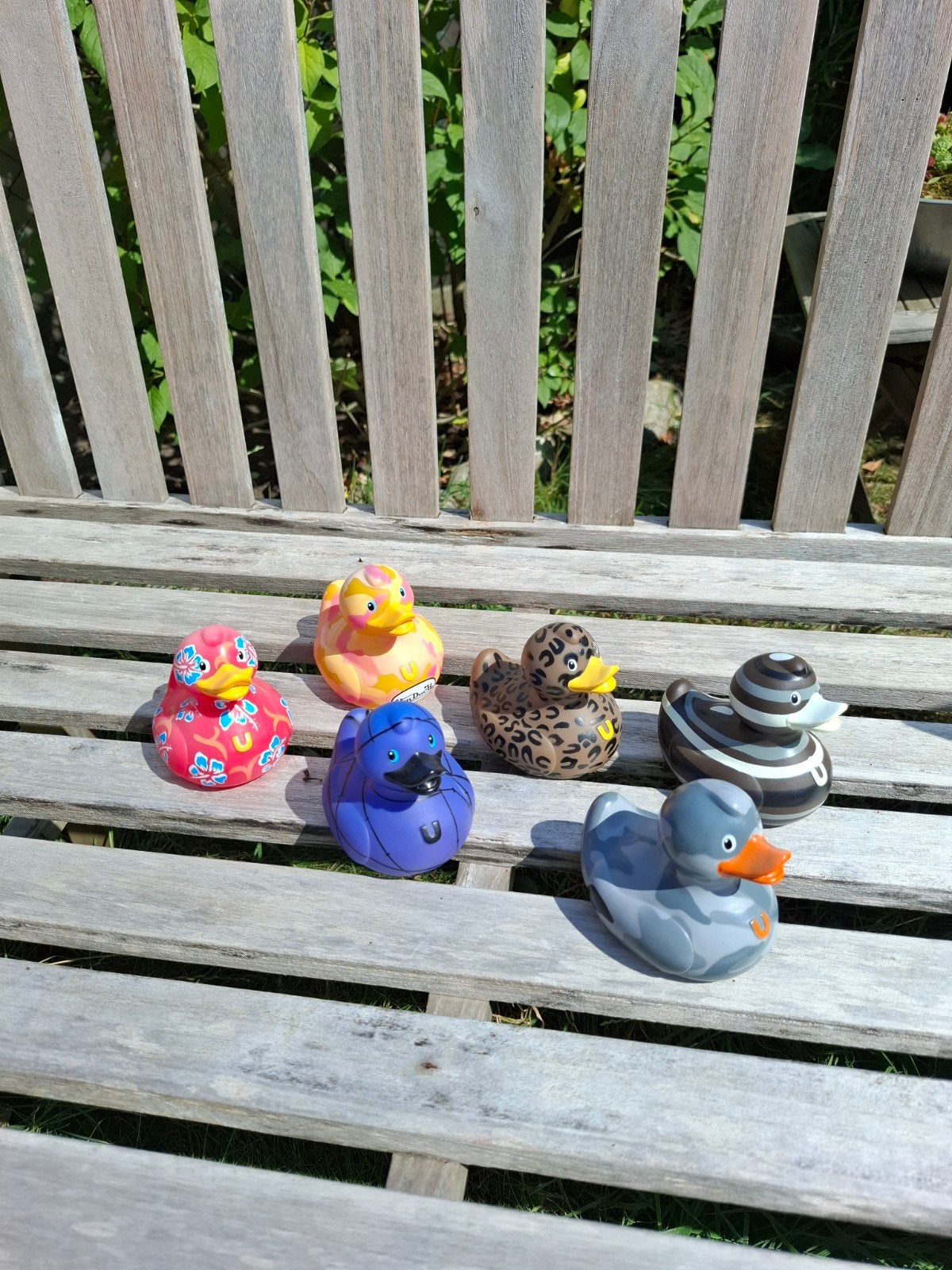 6 Bud eendjes, Verzamelen, Ophalen, Overige figuren, Zo goed als nieuw, Beeldje of Figuurtje