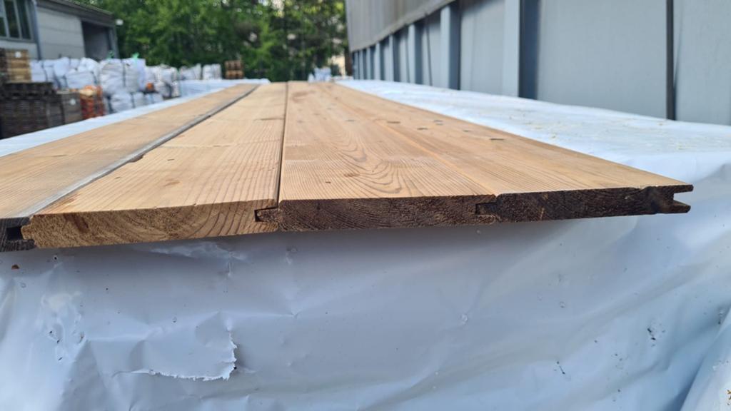 Bardage Thermowood promo 22,99€ par m2, Bricolage & Construction, Enlèvement, Bois d'échafaudage