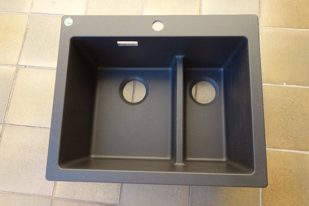 ZWARTE SPOELBAK BLANCO 62 CM X 51 CM X 22 CM ONGEBRIUT, Ophalen of Verzenden, Nieuw, Wastafel