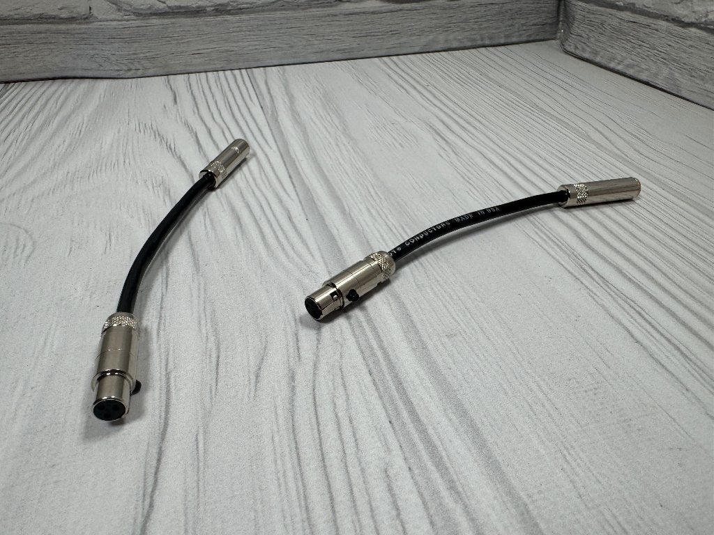 Abyss 1266 Adapter 3-Pins Mini-XLR Female naar 3.5mm Male, TV, Hi-fi & Vidéo, Enlèvement, Neuf, Moins de 2 mètres, Autres câbles