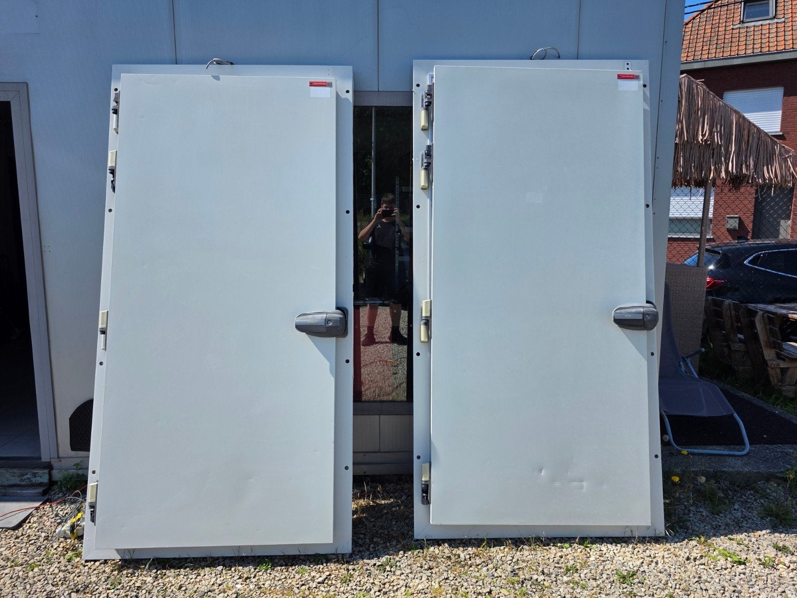2x Koelceldeur / Vriesceldeur Isolatiedeur - gebruikte deure, Elektronische apparatuur, Koelkasten en IJskasten, Ophalen, Gebruikt