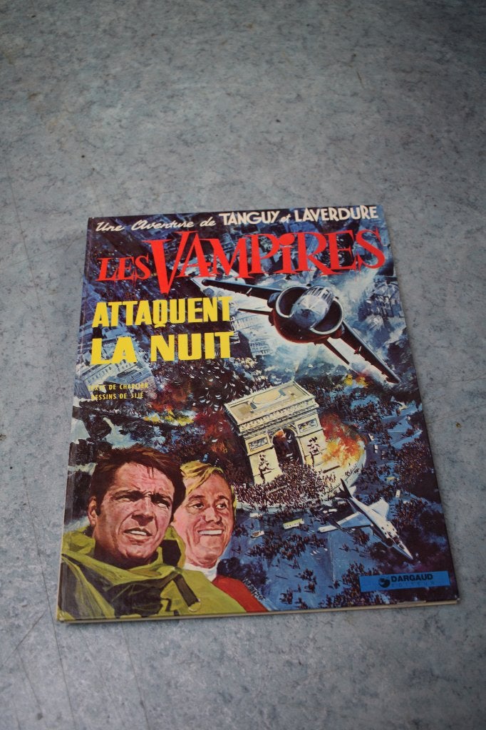 Tanguy Laverdure bande dessinée Vampires attaquent nuit 1973, Boeken, Ophalen of Verzenden, Zo goed als nieuw