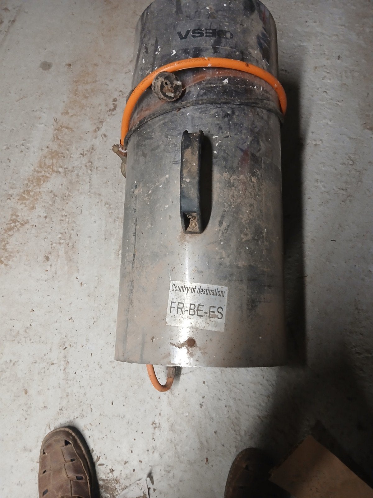 gasbrander, Enlèvement