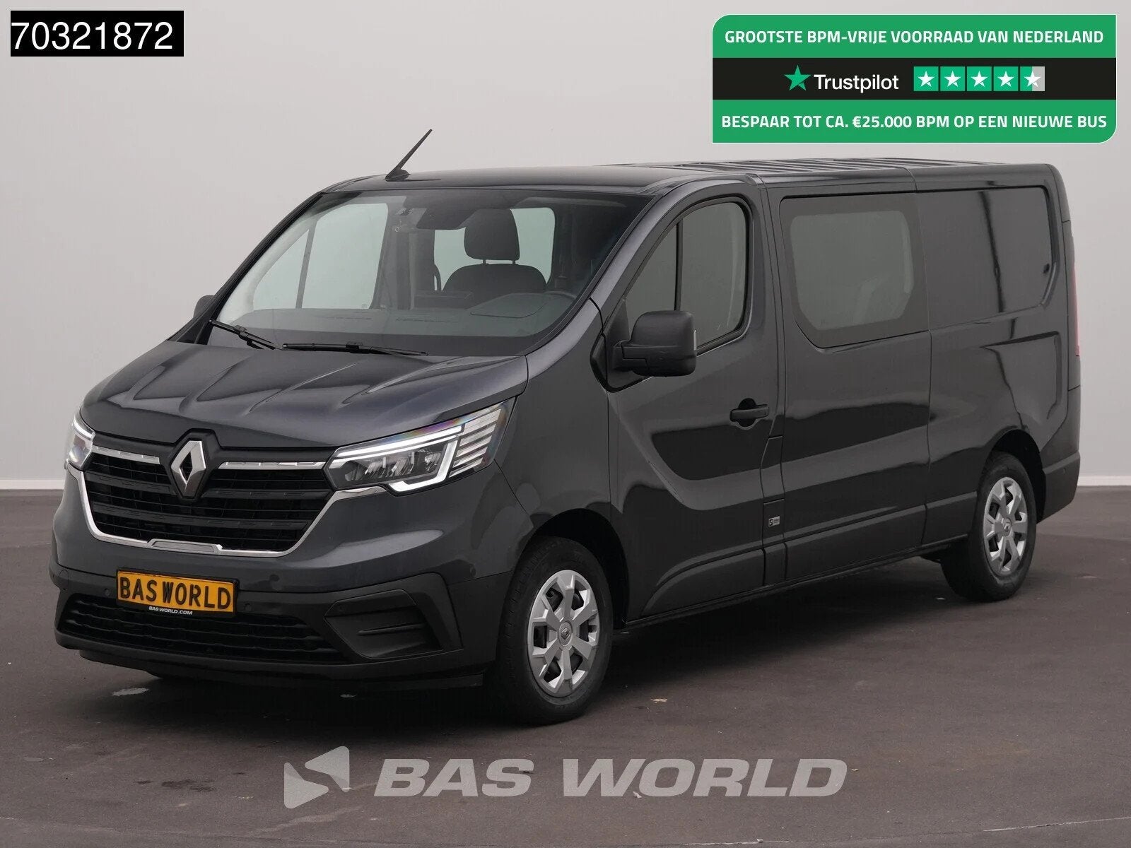 Renault Trafic 130pk Dubbel Cabine L2H1 Navi Airco Cruise Ca, Gebruikt, Euro 6, 4 cilinders, Renault