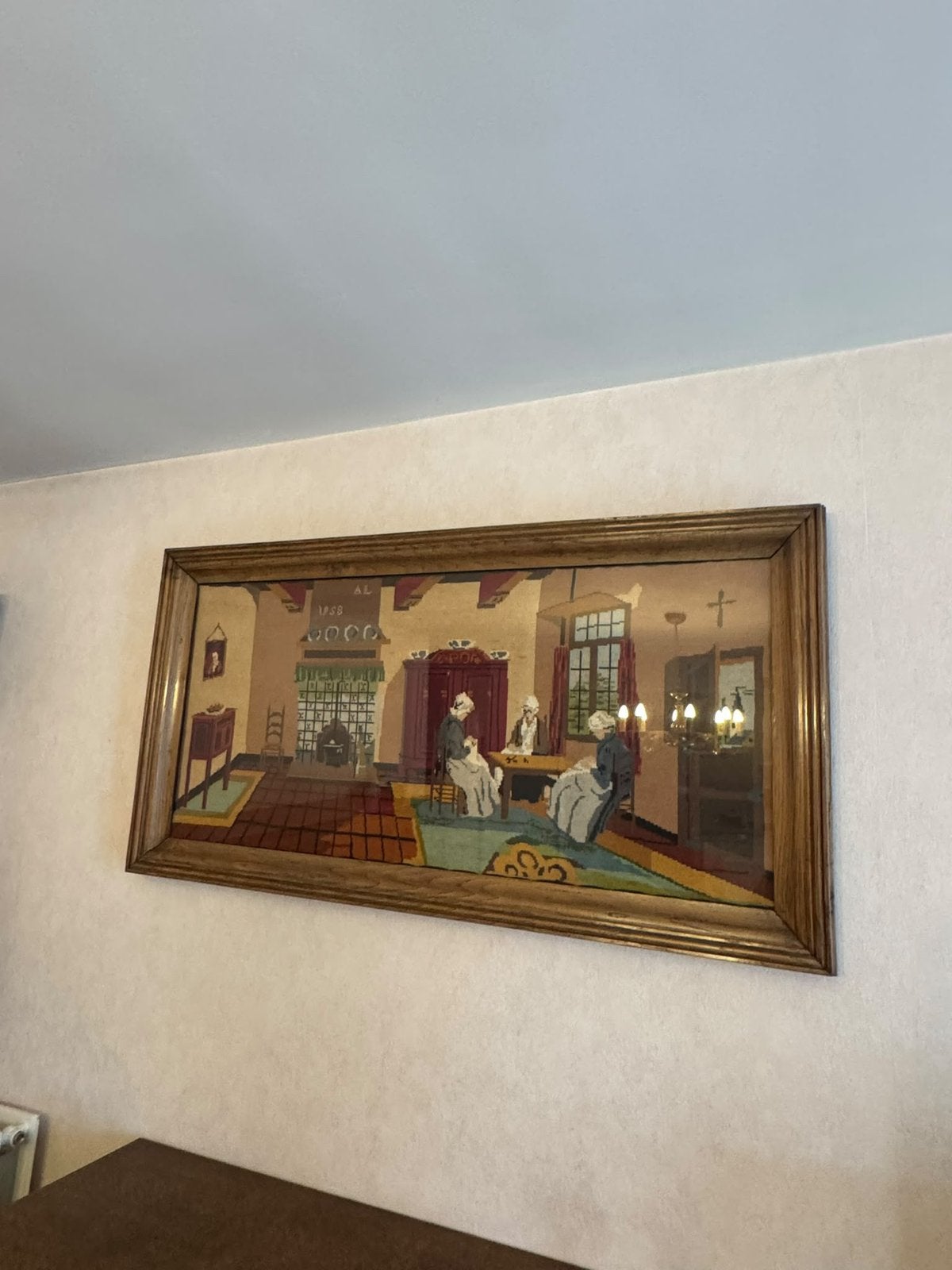 Ancien cadre de 1958, Antiquités & Art, Enlèvement